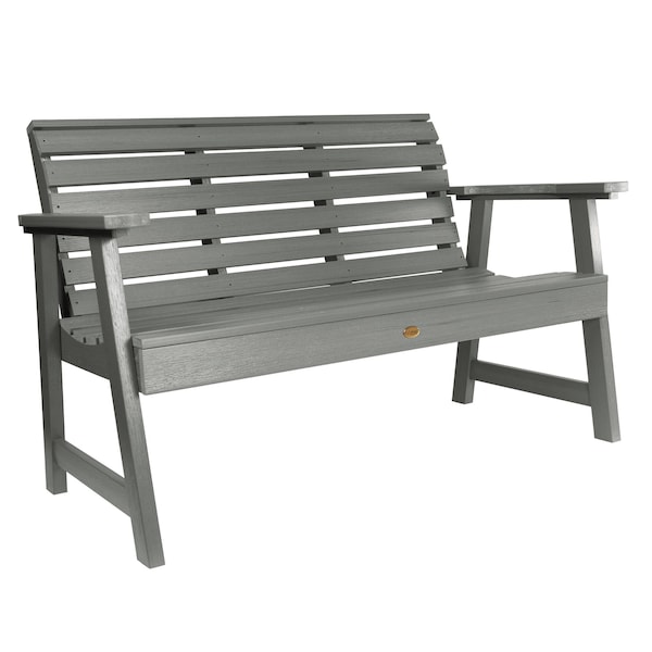 Highwood Usa 4ft Weatherly Garden Bench Outdoor Furniture for Patio, Backyard, Garden AD-BENW4-CGE - main